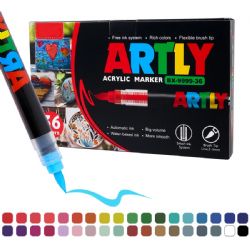 BIA - ENSEMBLE DE 36 CRAYONS À L'ACRYLIQUE